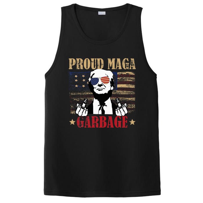 Trump Supporters Are Garbage Anti Biden Funny Trump 2024 PosiCharge Competitor Tank