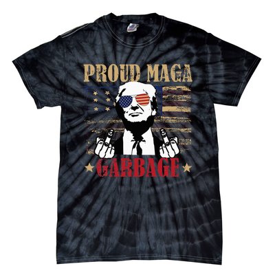 Trump Supporters Are Garbage Anti Biden Funny Trump 2024 Tie-Dye T-Shirt