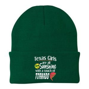 Texas Sunshine And Tornado Knit Cap Winter Beanie