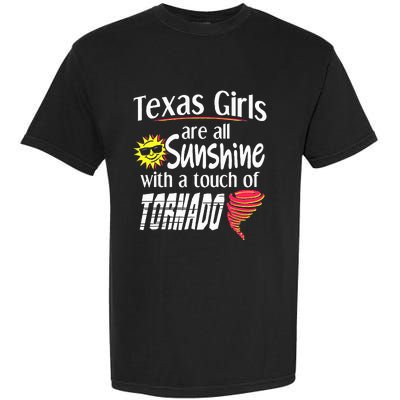 Texas Sunshine And Tornado Garment-Dyed Heavyweight T-Shirt