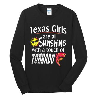 Texas Sunshine And Tornado Tall Long Sleeve T-Shirt