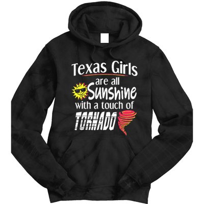 Texas Sunshine And Tornado Tie Dye Hoodie