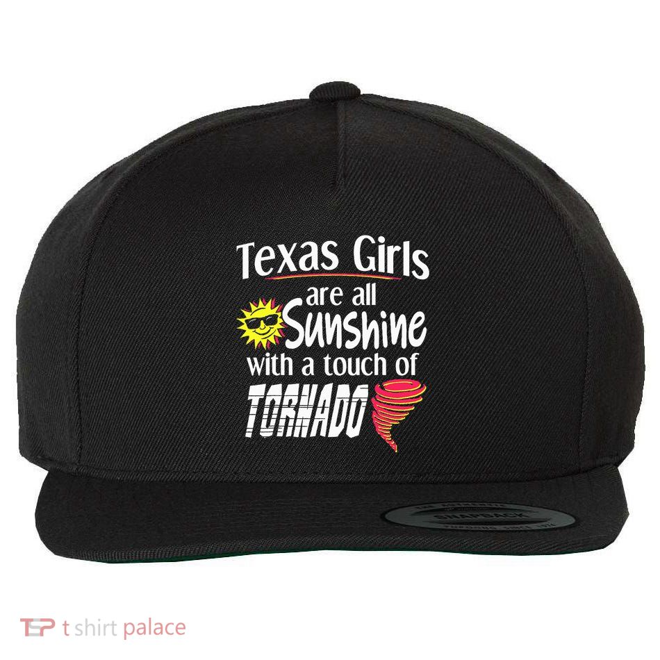 Texas Sunshine And Tornado Wool Snapback Cap