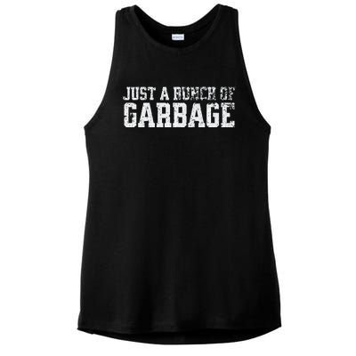 Trump Supporters Are Just A Bunch Of Garbage Premium Ladies PosiCharge Tri-Blend Wicking Tank