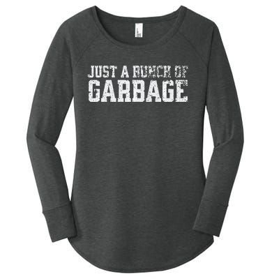 Trump Supporters Are Just A Bunch Of Garbage Premium Women's Perfect Tri Tunic Long Sleeve Shirt