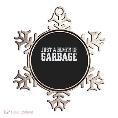 Trump Supporters Are Just A Bunch Of Garbage Premium Metallic Star Ornament