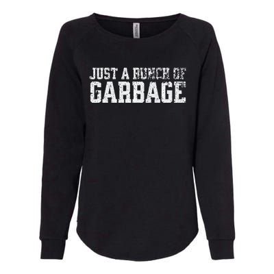 Trump Supporters Are Just A Bunch Of Garbage Premium Womens California Wash Sweatshirt