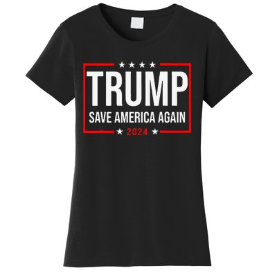 Trump Save America Again 2024 Women's T-Shirt