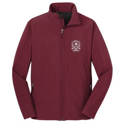 Trusty Skull And Swords Equator Crossing Naval Core Soft Shell Jacket