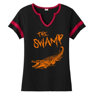 The Swamp Alligator Ladies Halftime Notch Neck Tee