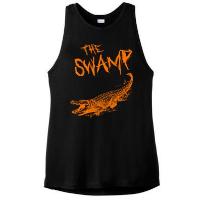 The Swamp Alligator Ladies PosiCharge Tri-Blend Wicking Tank