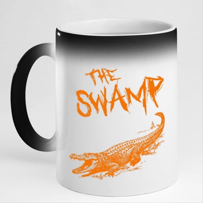 The Swamp Alligator 11oz Black Color Changing Mug