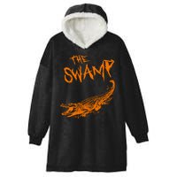 The Swamp Alligator Hooded Wearable Blanket