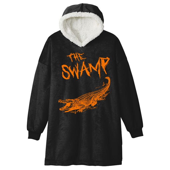 The Swamp Alligator Hooded Wearable Blanket