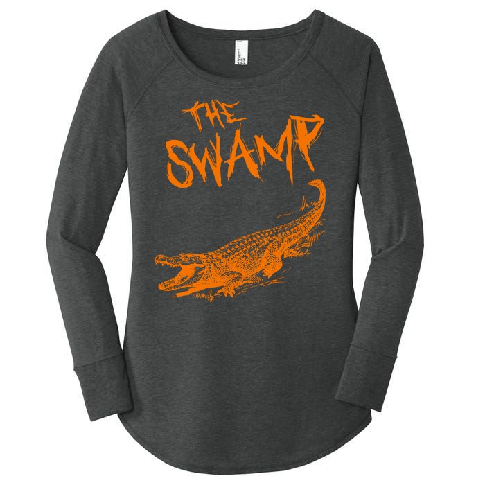 The Swamp Alligator Women's Perfect Tri Tunic Long Sleeve Shirt