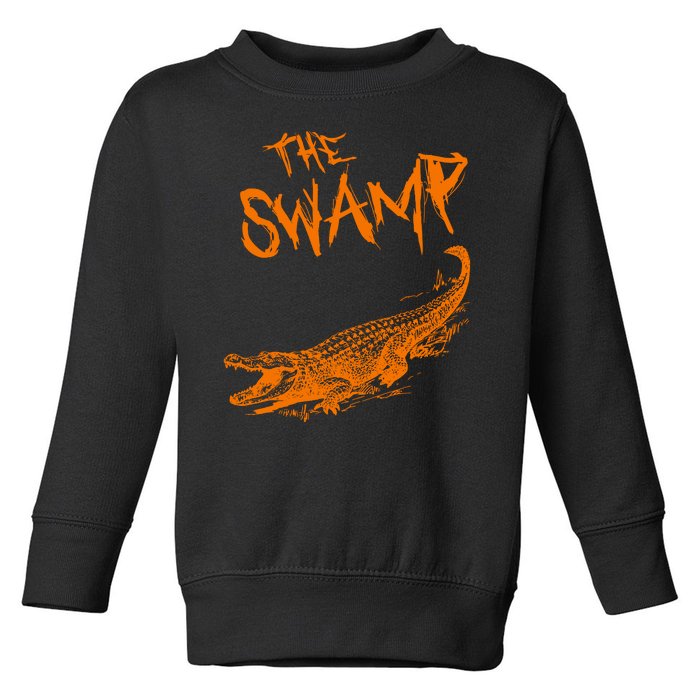 The Swamp Alligator Toddler Sweatshirt