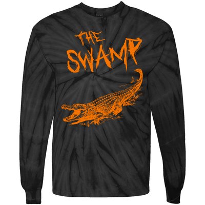 The Swamp Alligator Tie-Dye Long Sleeve Shirt