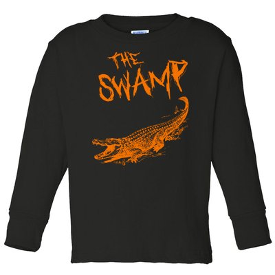 The Swamp Alligator Toddler Long Sleeve Shirt