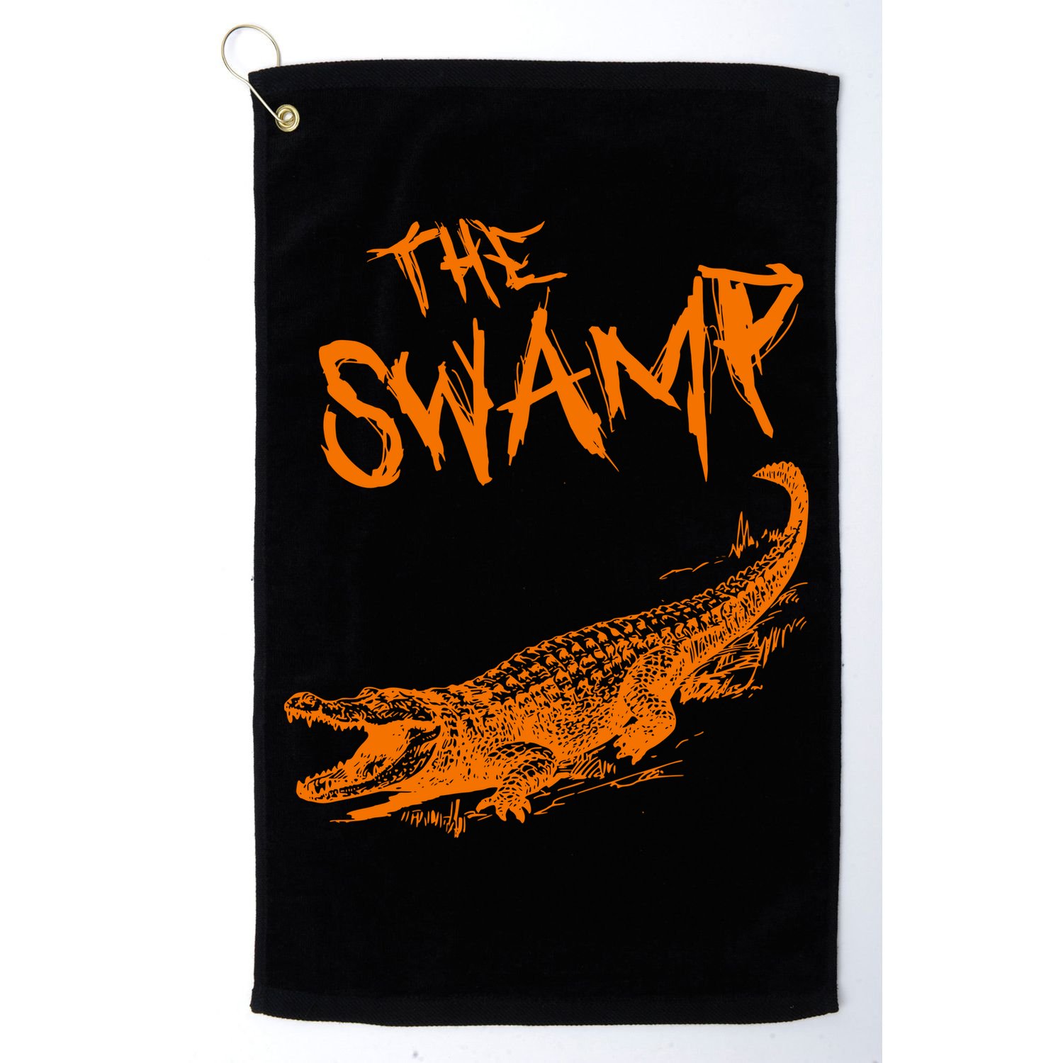 The Swamp Alligator Golf Towel