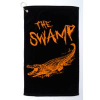 The Swamp Alligator Golf Towel