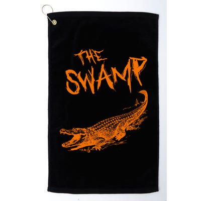 The Swamp Alligator Platinum Collection Golf Towel