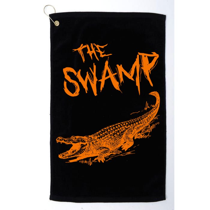 The Swamp Alligator Golf Towel
