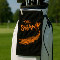 The Swamp Alligator Golf Towel