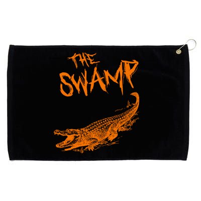 The Swamp Alligator Grommeted Golf Towel