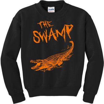 The Swamp Alligator Kids Sweatshirt