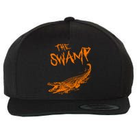 The Swamp Alligator Wool Snapback Cap