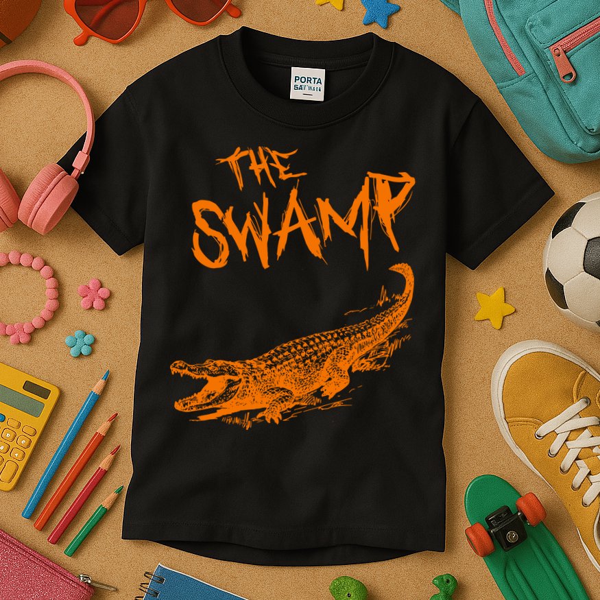 The Swamp Alligator Kids T-Shirt