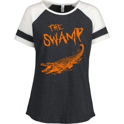 The Swamp Alligator Enza Ladies Jersey Colorblock Tee