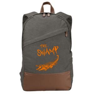 The Swamp Alligator Cotton Canvas Backpack