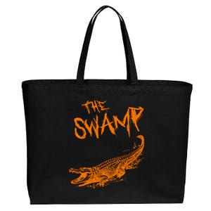 The Swamp Alligator Cotton Canvas Jumbo Tote