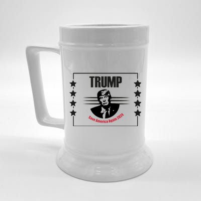 Trump Save America Again Beer Stein