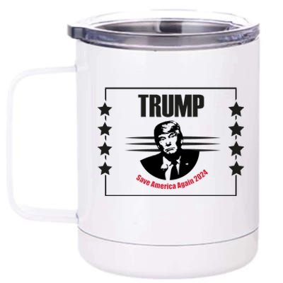 Trump Save America Again 12 oz Stainless Steel Tumbler Cup