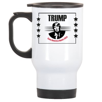 Trump Save America Again Stainless Steel Travel Mug