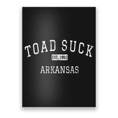 Toad Suck Arkansas AR Vintage Poster