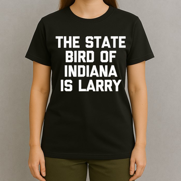 The State Bird Of Indiana Is Larry Funny Basketball T-Shirt