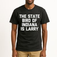 The State Bird Of Indiana Is Larry Funny Basketball Tall T-Shirt