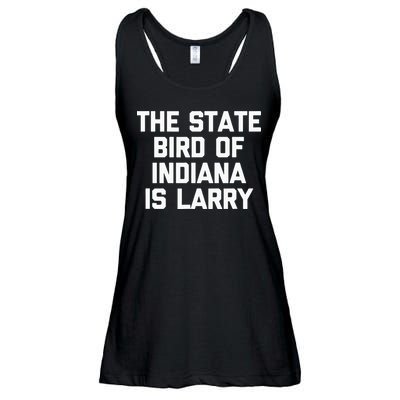 The State Bird Of Indiana Is Larry Funny Basketball Ladies Essential Flowy Tank