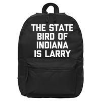 The State Bird Of Indiana Is Larry Funny Basketball 16 in Basic Backpack