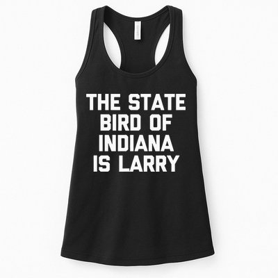 The State Bird Of Indiana Is Larry Funny Basketball Womens Tank Top