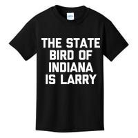 The State Bird Of Indiana Is Larry Funny Basketball Kids T-Shirt
