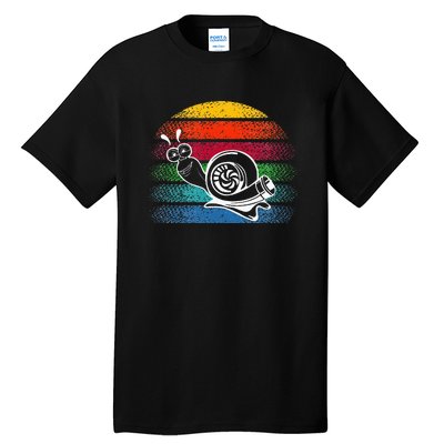 Turbo Snail Boost Racing Team Car Engine Steam Punk Style Tall T-Shirt