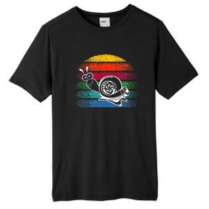 Turbo Snail Boost Racing Team Car Engine Steam Punk Style Tall Fusion ChromaSoft Performance T-Shirt