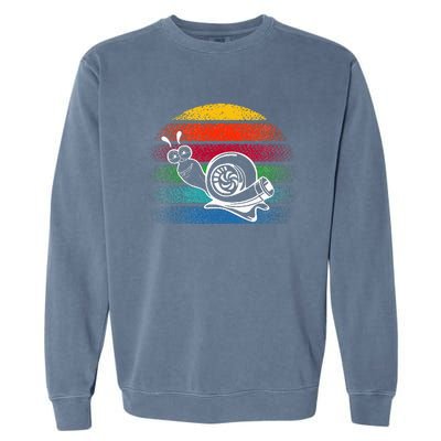 Turbo Snail Boost Racing Team Car Engine Steam Punk Style Garment-Dyed Sweatshirt