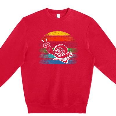 Turbo Snail Boost Racing Team Car Engine Steam Punk Style Premium Crewneck Sweatshirt