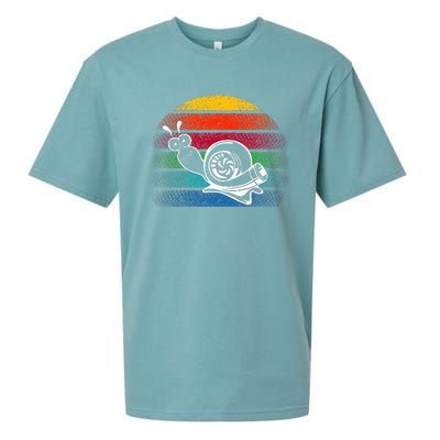 Turbo Snail Boost Racing Team Car Engine Steam Punk Style Sueded Cloud Jersey T-Shirt