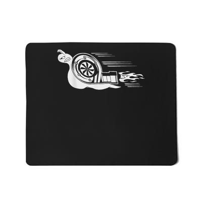 Turbo Snail Boosted Boost Turbro Mousepad